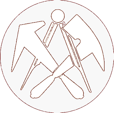 Weißes Logo der Dachdeckerinnung